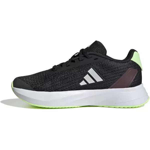 imageadidas UnisexChild Duramo SL SneakerBlackZero MetallicGreen Spark