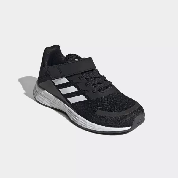 imageadidas UnisexChild Duramo Sl Running ShoeBlackWhiteDash Grey