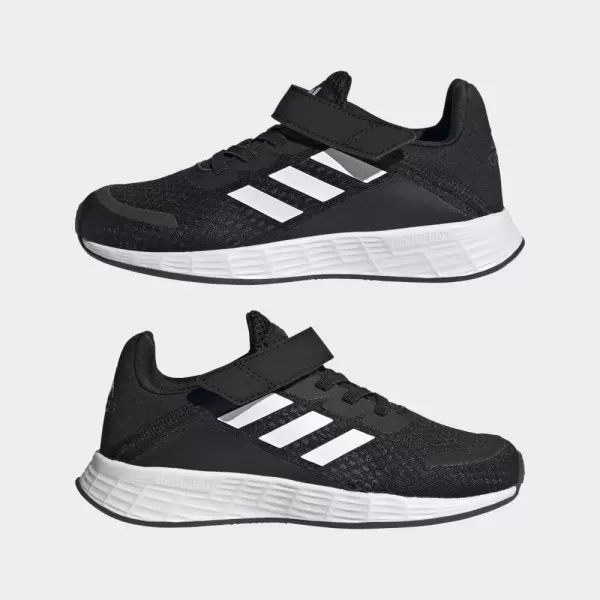 imageadidas UnisexChild Duramo Sl Running ShoeBlackWhiteDash Grey