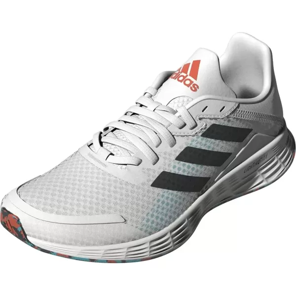 imageadidas UnisexChild Duramo Sl Running ShoeWhiteBlackPulse Aqua