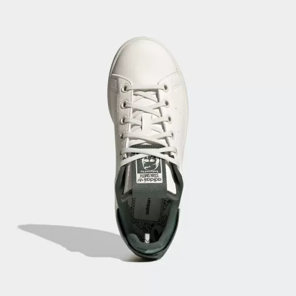 imageadidas UnisexChild Stan Smith ShoesChalk WhiteChalk WhiteGreen Oxide