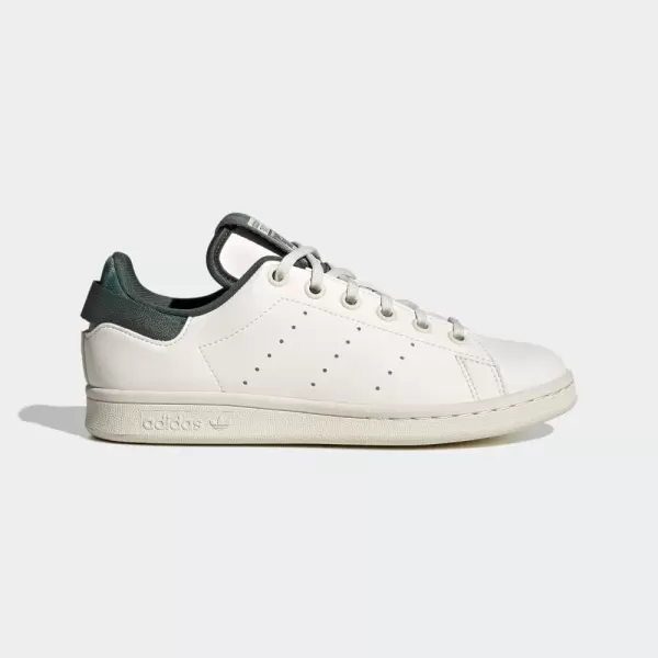 imageadidas UnisexChild Stan Smith ShoesChalk WhiteChalk WhiteGreen Oxide