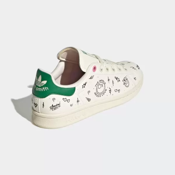 imageadidas UnisexChild Stan Smith ShoesCream WhiteBlack