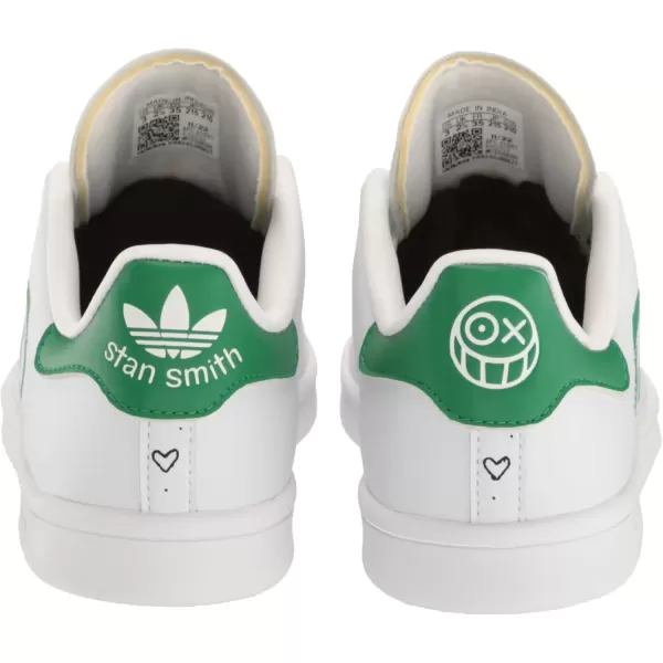 imageadidas UnisexChild Stan Smith ShoesWhiteWhiteBlack