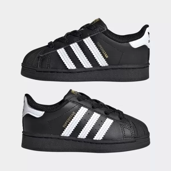 imageadidas UnisexChild Superstar Legacy SneakersBlackWhite