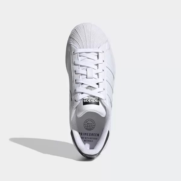 imageadidas UnisexChild Superstar Legacy SneakersCore WhiteWhiteBlack