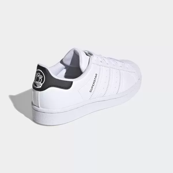 imageadidas UnisexChild Superstar Legacy SneakersCore WhiteWhiteBlack