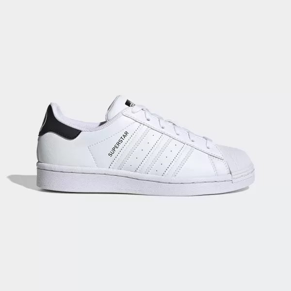 imageadidas UnisexChild Superstar Legacy SneakersCore WhiteWhiteBlack