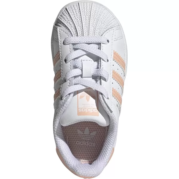 imageadidas UnisexChild Superstar Legacy SneakersWhiteHaze CoralWhite