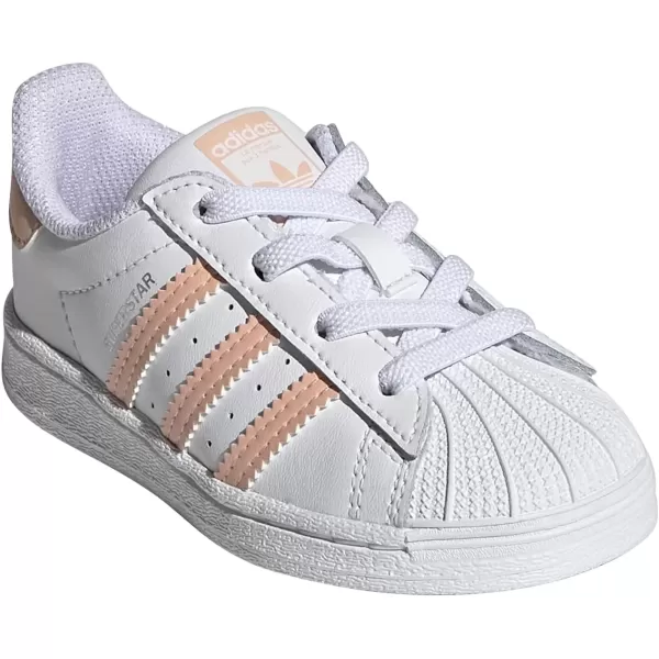 imageadidas UnisexChild Superstar Legacy SneakersWhiteHaze CoralWhite