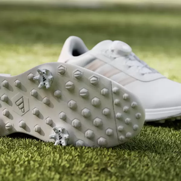imageadidas Womens S2g Spikeless Boa 24 Golf ShoeFootwear WhiteWonder AquaOff White
