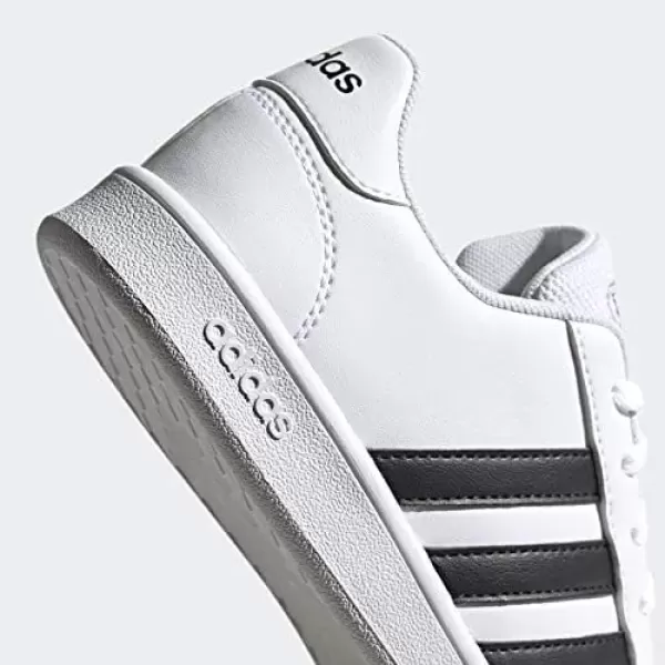 imageadidas Grand Court Sneaker WhiteBlackWhite 13 US Unisex Little Kid