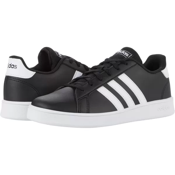 imageadidas Kids Grand Court SneakerBlackWhiteWhite