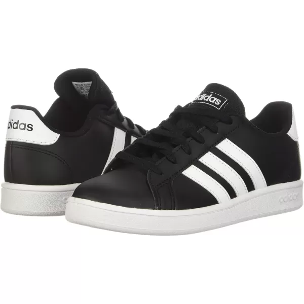 imageadidas Kids Grand Court SneakerBlackWhiteWhite Wide