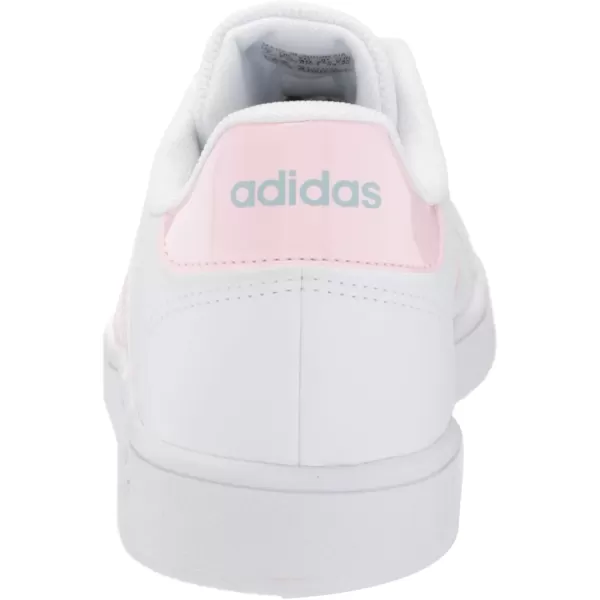 imageadidas Kids Grand Court SneakerWhiteClear PinkHalo Blue