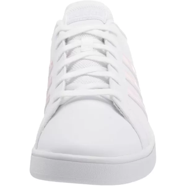 imageadidas Kids Grand Court SneakerWhiteClear PinkHalo Blue