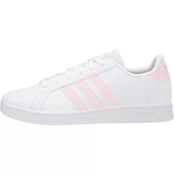 imageadidas Kids Grand Court SneakerWhiteClear PinkHalo Blue