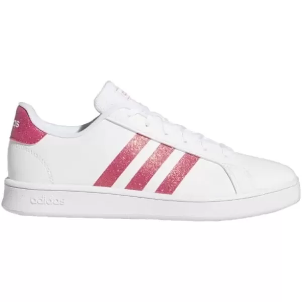 imageadidas Kids Grand Court SneakerWhitePinkWhite