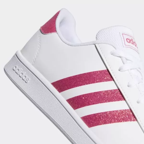 imageadidas Kids Grand Court SneakerWhitePinkWhite