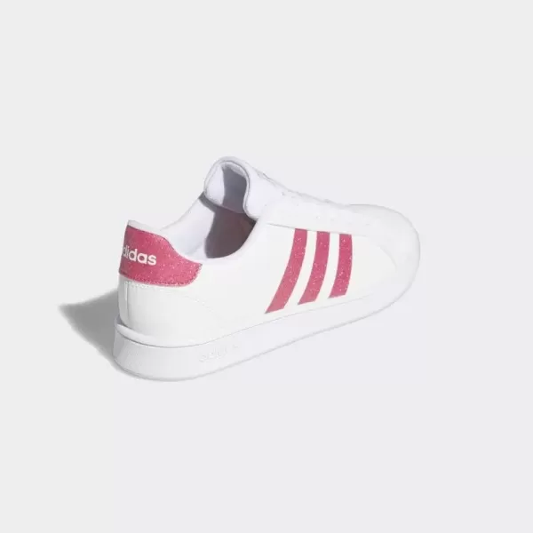 imageadidas Kids Grand Court SneakerWhitePinkWhite