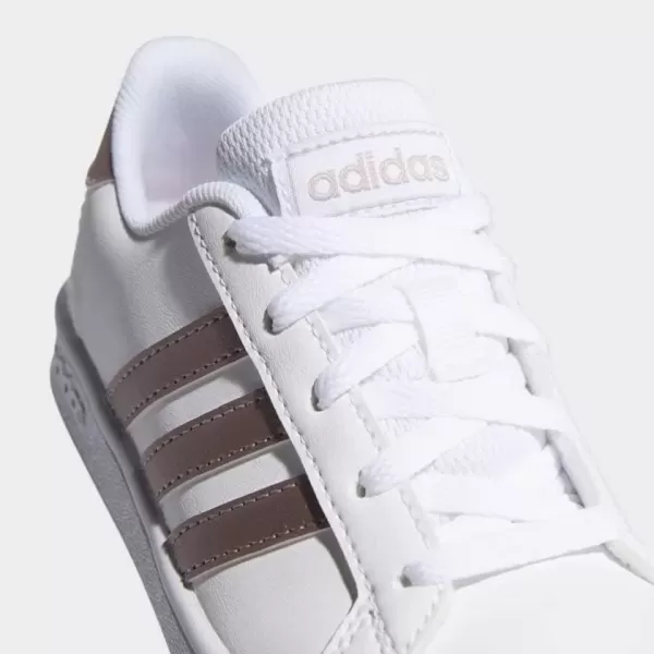 imageadidas Kids Grand Court SneakerWhiteVapour Grey MetallicLight Granite