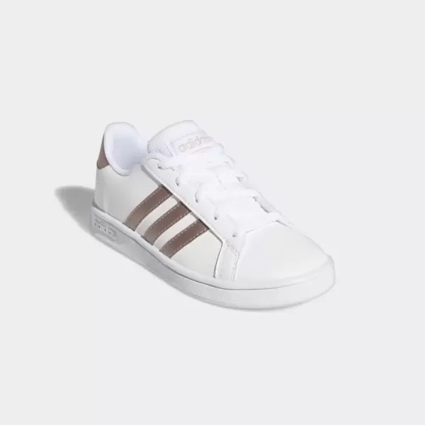 imageadidas Kids Grand Court SneakerWhiteVapour Grey MetallicLight Granite