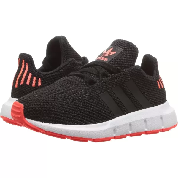 imageadidas Kids Swift Running ShoeCore BlackCore BlackSolar Red