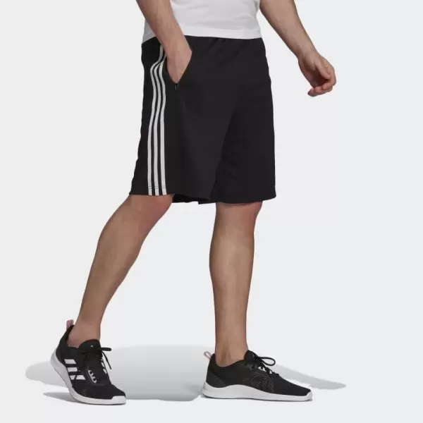 imageadidas Mens Designed 2 Move 3Stripes Primeblue ShortsBlack  White