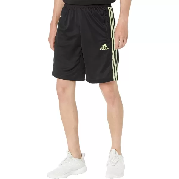 imageadidas Mens Designed 2 Move 3Stripes Primeblue ShortsBlackPulse Lime Primeblue