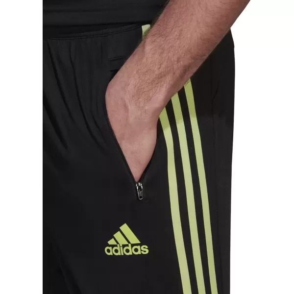 imageadidas Mens Designed 2 Move 3Stripes Primeblue ShortsBlackPulse Lime Primeblue
