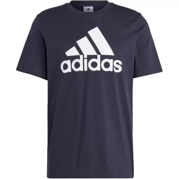 imageadidas Mens Essentials Single Jersey Big Logo TShirtLegend InkWhite