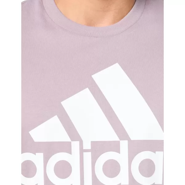 imageadidas Mens Essentials Single Jersey Big Logo TShirtPreloved Fig