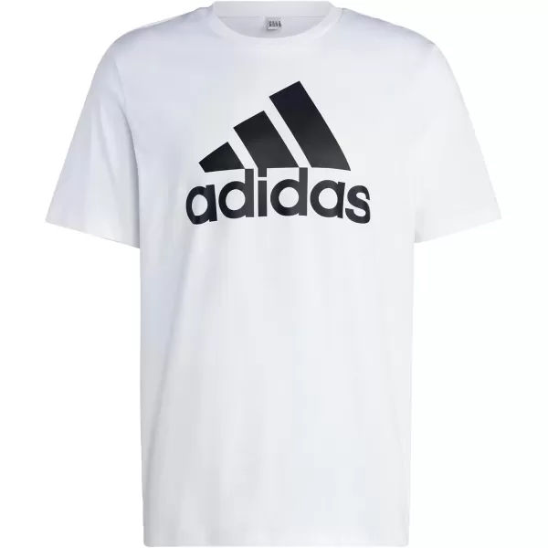 imageadidas Mens Essentials Single Jersey Big Logo TShirtWhite