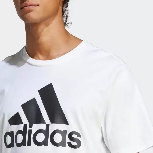 imageadidas Mens Essentials Single Jersey Big Logo TShirtWhite