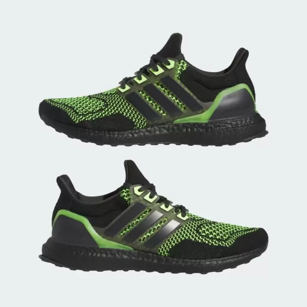 imageadidas Mens Ultraboost 10 ShoeBlackCarbonLucid Lemon