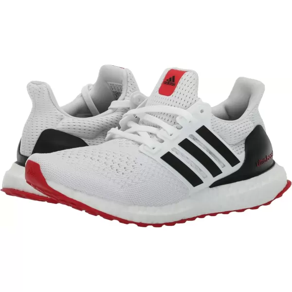 imageadidas Mens Ultraboost 10 ShoeWhiteBlackBetter Scarlet