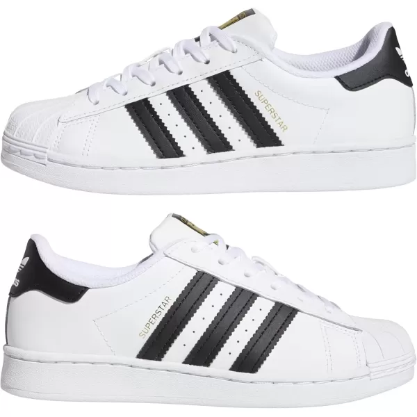 imageadidas Originals Kids Superstar Foundation EL C Sneaker WhiteBlackWhite 3 M US Little Kid