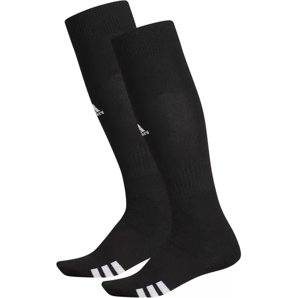 imageadidas Rivalry Field Multi Sport Over The Calf OTC Socks 2PairBlackWhite