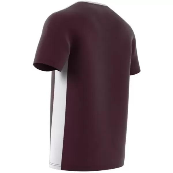 imageadidas Mens Entrada 18 Soccer JerseyMaroonWhite