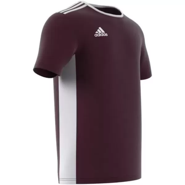 imageadidas Mens Entrada 18 Soccer JerseyMaroonWhite