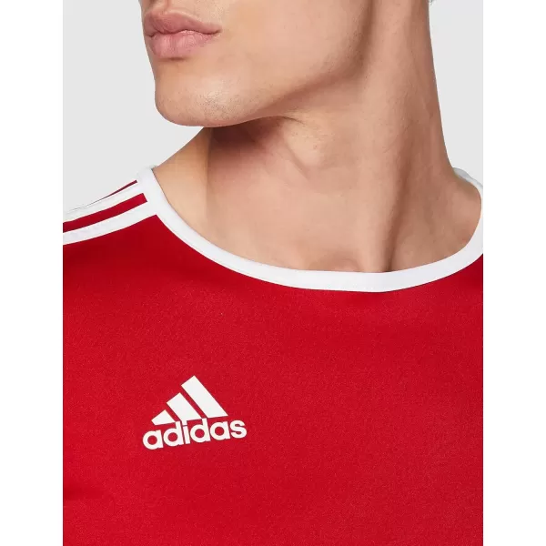 imageadidas Mens Entrada 18 Soccer JerseyPower RedWhite