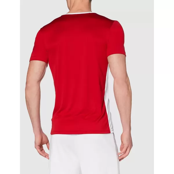 imageadidas Mens Entrada 18 Soccer JerseyPower RedWhite