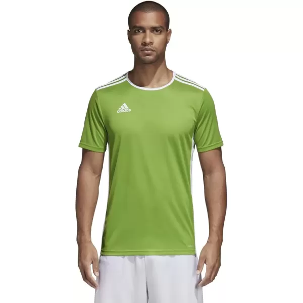 imageadidas Mens Entrada 18 Soccer JerseyRave Green