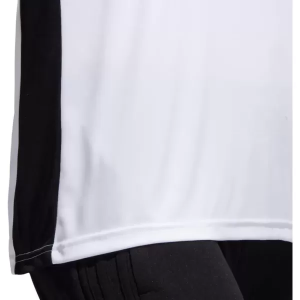 imageadidas Mens Entrada 18 Soccer JerseyWhiteBlack