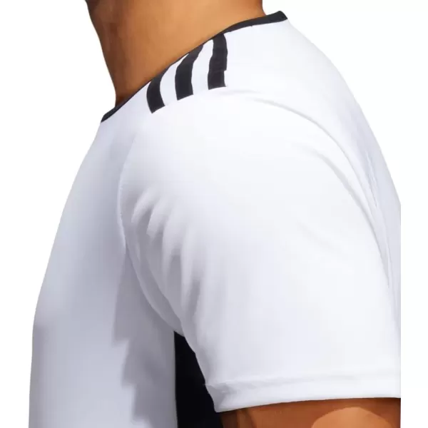 imageadidas Mens Entrada 18 Soccer JerseyWhiteBlack