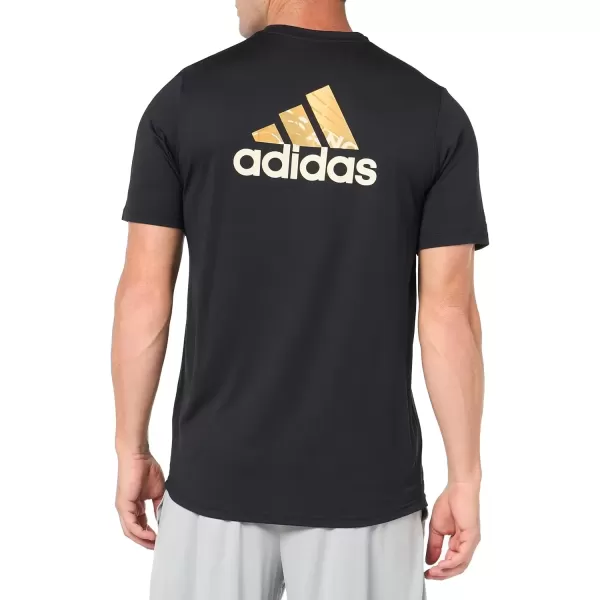 imageadidas Mens Los Angeles Fc Short Sleeve PreGame TShirtBlackLos Angeles Football Club