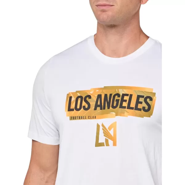 imageadidas Mens Los Angeles Fc Short Sleeve PreGame TShirtWhiteLos Angeles Football Club