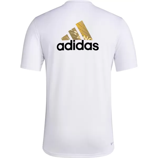 imageadidas Mens Los Angeles Fc Short Sleeve PreGame TShirtWhiteLos Angeles Football Club