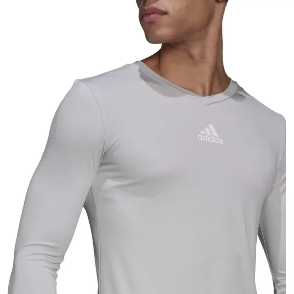 imageadidas Mens Team Base TeeTeam Light Grey