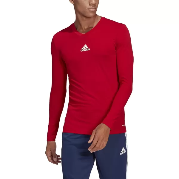 imageadidas Mens Team Base TeeTeam Power Red